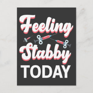 Flebotomie Humor Briefkaart