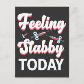 Flebotomie Humor Briefkaart (Voorkant)