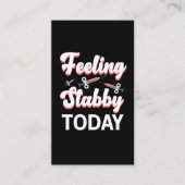 Flebotomie Humor Visitekaartje (Voorkant)