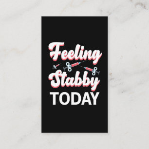 Flebotomie Humor Visitekaartje