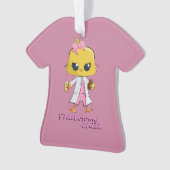 flebotomie op shirt-sierplant ornament (voorkant)