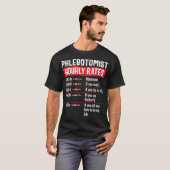 Flebotomie Technicus Flebotomist Medisch Verpleegk T-shirt (Voorkant volledig)