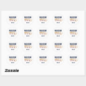 Flebotomiediensten Medisch Ronde Sticker (Vel)