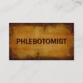 Flebotomisch Antiek Visitekaartje (Voorkant)