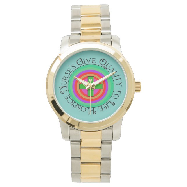 Flebotomist Artsy Zee Foam Horloge (Voorkant)
