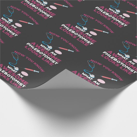 Flebotomist Bloedvatpunctievezel Flebotomie Cadeaupapier (Hoek)