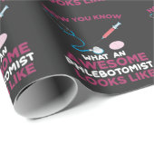 Flebotomist Bloedvatpunctievezel Flebotomie Cadeaupapier (Rol Hoek)