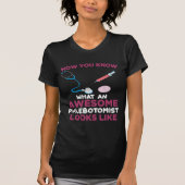 Flebotomist Bloedvatpunctievezel Flebotomie T-shirt (Voorkant)