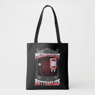 Flebotomist Butterfly Needle Phlebotomie Tote Bag