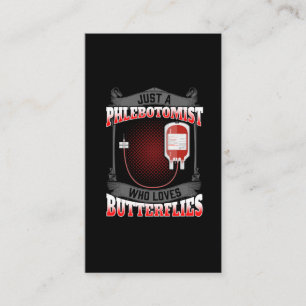 Flebotomist Butterfly Needle Phlebotomie Visitekaartje