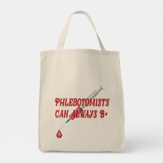Flebotomist Canvas tas (Achterkant)