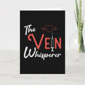 Flebotomist De ader Whisperer Flebotomie Gift Kaart (Voorkant)