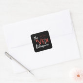 Flebotomist De ader Whisperer Flebotomie Gift Vierkante Sticker (Envelop)