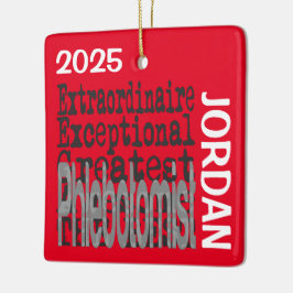 Flebotomist Extraordinaire Aangepast Keramisch Ornament