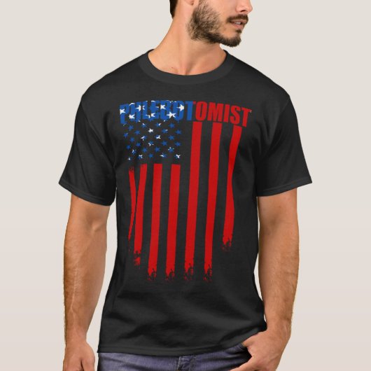 Flebotomist Flag Naalden Flebotomie Technicus T-shirt (Voorkant)