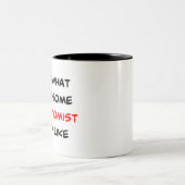 flebotomist, geweldige tweekleurige koffiemok (Center)