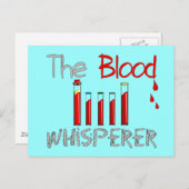 Flebotomist Gifts "The Blood Whisperer" Briefkaart (Voorkant / Achterkant)