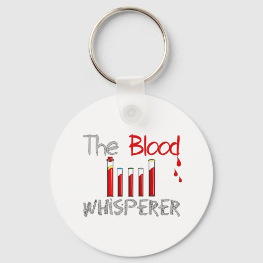 Flebotomist Gifts "The Blood Whisperer" Sleutelhanger (Voorkant)