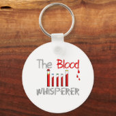 Flebotomist Gifts "The Blood Whisperer" Sleutelhanger (Voorkant)