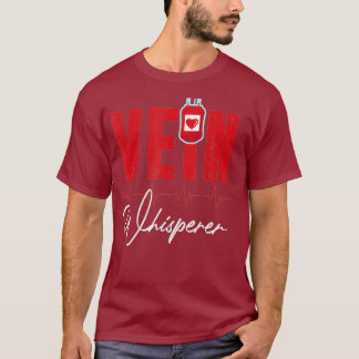 Flebotomist Grappige ader Whisperer Flebotomie T-shirt