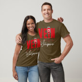 Flebotomist Grappige ader Whisperer Flebotomie T-shirt (Unisex)