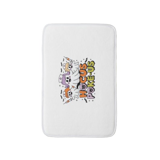 Flebotomist Halloween Medical Lab Tech Spooky ER Badmat (Voorkant Verticaal)