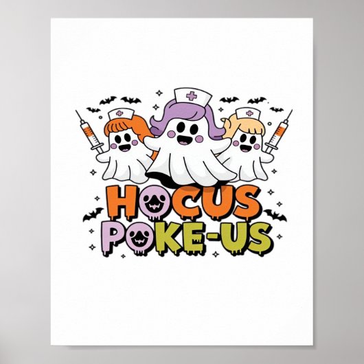 Flebotomist Halloween Medical Lab Tech Spooky ER Poster (Voorkant)