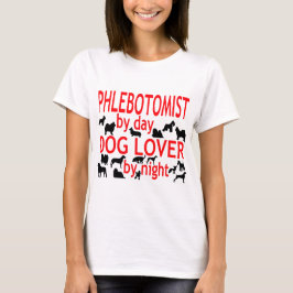 Flebotomist Hondenliefhebber T-shirt