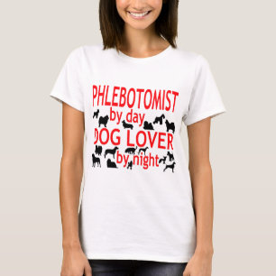 Flebotomist Hondenliefhebber T-shirt
