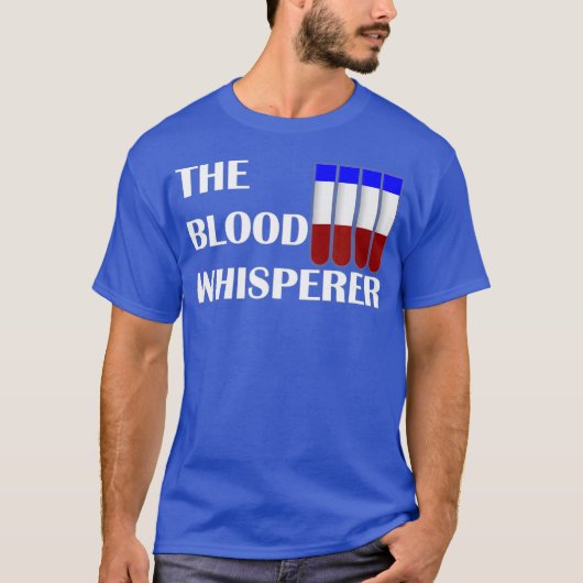 Flebotomist Laboratoriumtechnicus Het Bloed T-shirt (Voorkant)
