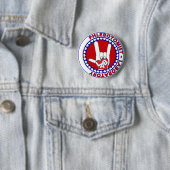 FLEBOTOMIST LOVE LOGO LABAORTORY RONDE BUTTON 5,7 CM (In situ)