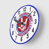 FLEBOTOMIST LOVE LOGO LABAORTORY RONDE KLOK (Hoek)