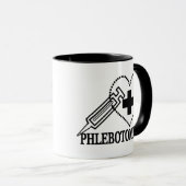 FLEBOTOMIST - MEDISCHE SYRINGE MOK (Voorkant rechts)