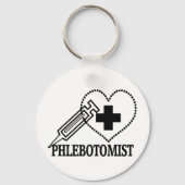 FLEBOTOMIST - MEDISCHE SYRINGE SLEUTELHANGER (Voorkant)