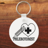 FLEBOTOMIST - MEDISCHE SYRINGE SLEUTELHANGER (Voorkant)