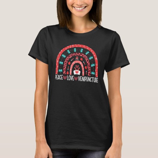 Flebotomist Phlebotomie Te T-shirt (Voorkant)