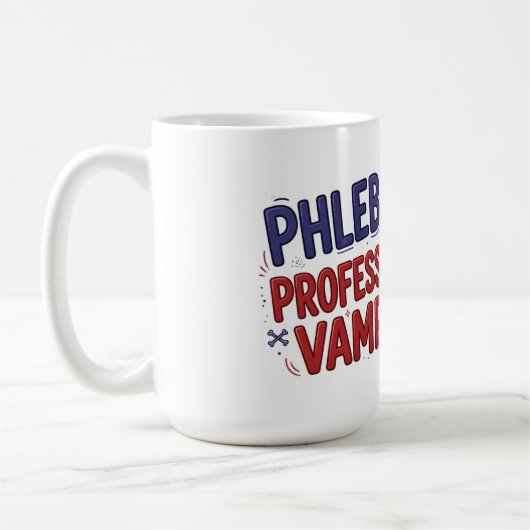 Flebotomist Professioneel Vampier Koffiemok (Links)