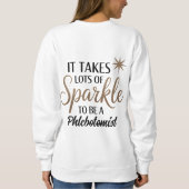 Flebotomist Sparkle Sweatshirt – Schattige cadeau (Achterkant)
