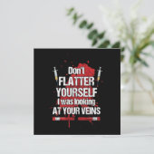 Flebotomist Spuit Geneesmiddel Flebotomie BloedGif Kaart (Staand voorkant)