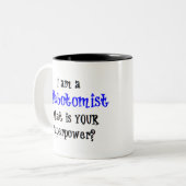 flebotomist tweekleurige koffiemok (Voorkant links)