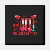 Flebotomist Valentijnsdag Flebotomist Tools Cu Magneet (Voorkant)