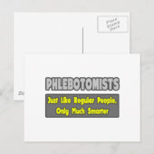 Flebotomisten ... Smarter Briefkaart (Voorkant / Achterkant)