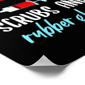 Flebotomistische naalden kruiden handschoenen Fleb Poster (Hoek)