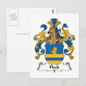 Fleck Family Crest Briefkaart (Voorkant / Achterkant)