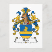 Fleck Family Crest Briefkaart (Voorkant)