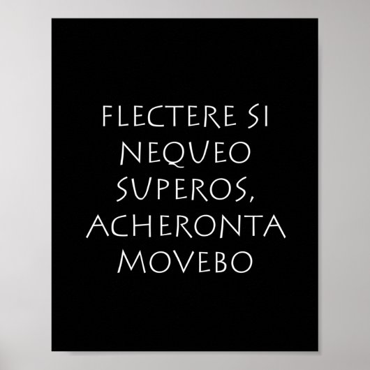 Flectere is nequeo superos Acheronta movebo Poster (Voorkant)