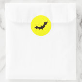 Fledermaus bat ronde sticker (Tas)