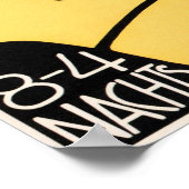 FLEDERMUS THEATER EN CABARET Art Deco Adverteren Poster (Hoek)