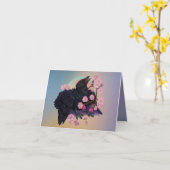 Fledgling met appelbloesems kaart (Gele Bloem)