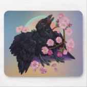 Fledgling met appelbloesems muismat (Voorkant)